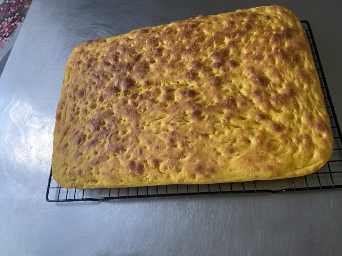 focaccia nuvola alla zucca