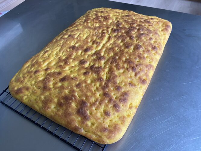 focaccia nuvola alla zucca