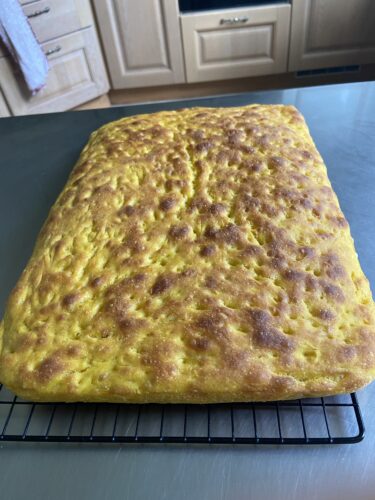 focaccia nuvola alla zucca
