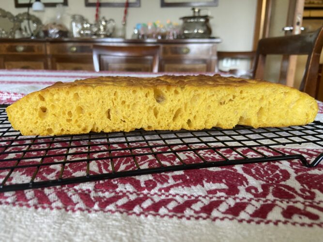 focaccia nuvola alla zucca
