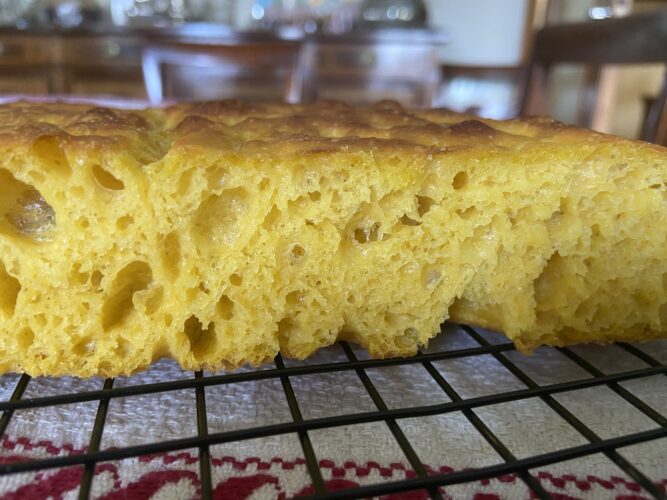 focaccia nuvola alla zucca