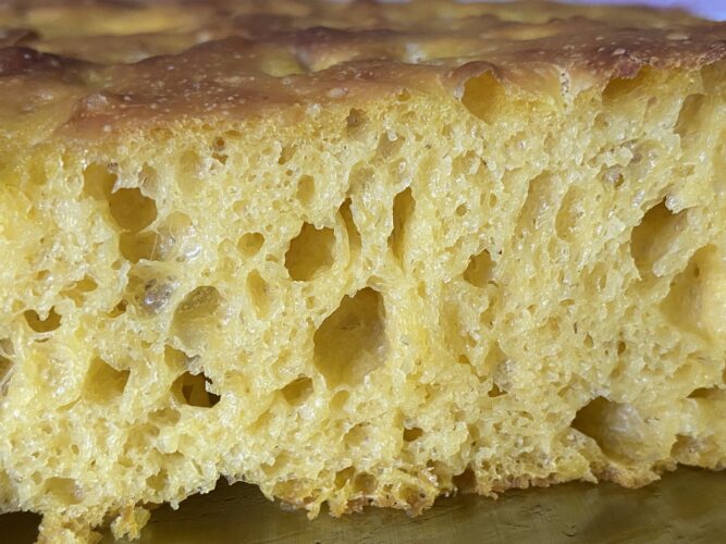 focaccia nuvola alla zucca