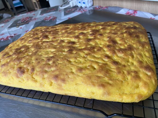 focaccia nuvola alla zucca