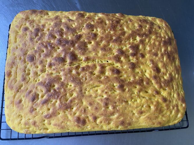 focaccia nuvola alla zucca