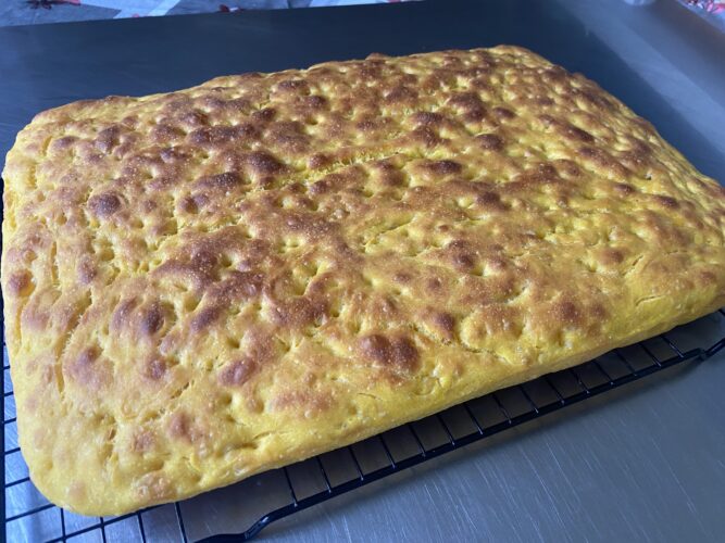 focaccia nuvola alla zucca