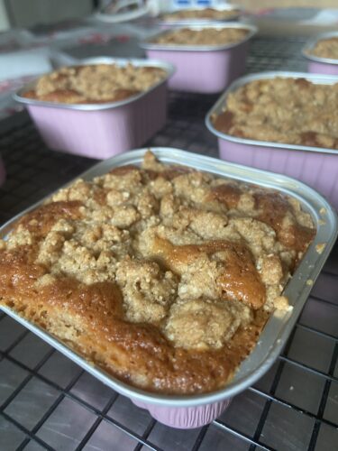 melinda cake mele miele crumble cannella