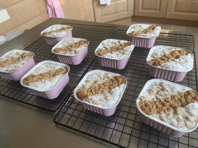 melinda cake mele miele crumble cannella