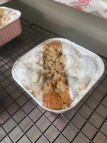 melinda cake mele miele crumble cannella