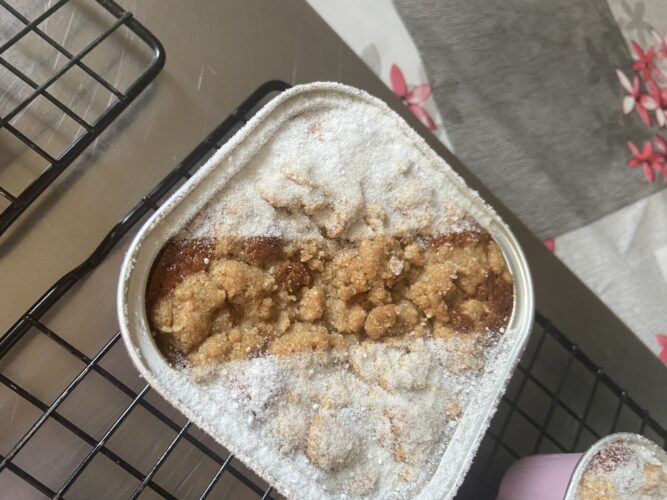 melinda cake mele miele crumble cannella
