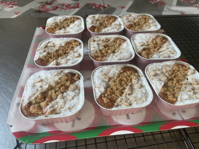 melinda cake mele miele crumble cannella