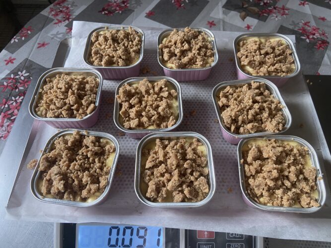 melinda cake mele miele crumble cannella