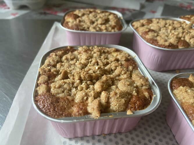 melinda cake mele miele crumble cannella