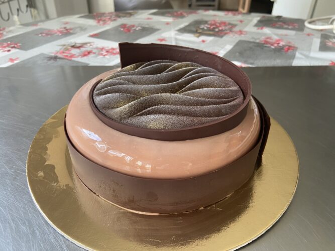 torta moderna nocciola caffe cioccolato