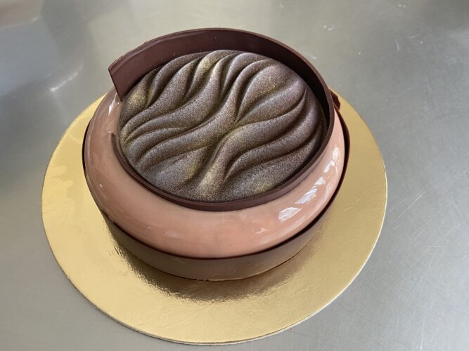 torta moderna nocciola caffe cioccolato