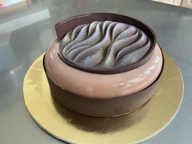 torta moderna nocciola caffe cioccolato