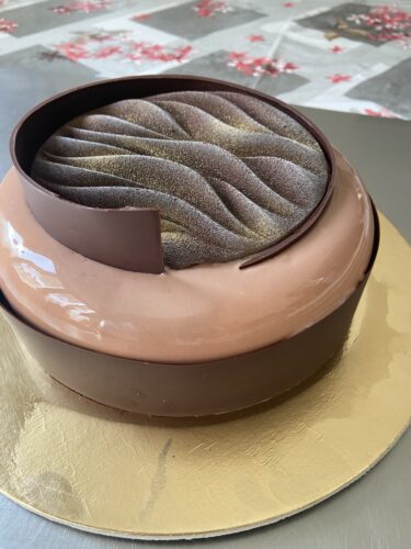 torta moderna nocciola caffe cioccolato