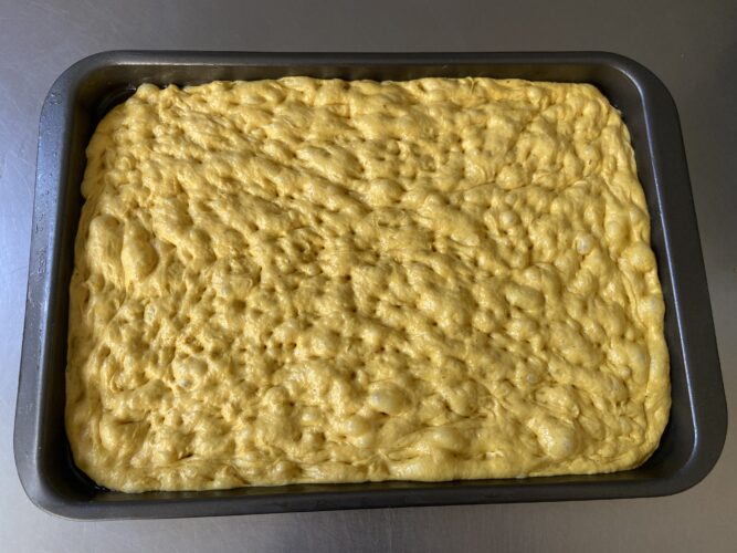 focaccia zucca 80 idratazione