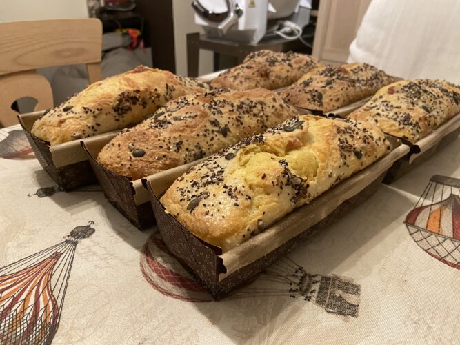 bauletto salato tris panettone lievito madre