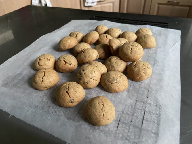 biscotti castagne e cioccolato