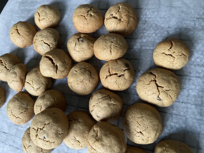 biscotti castagne e cioccolato