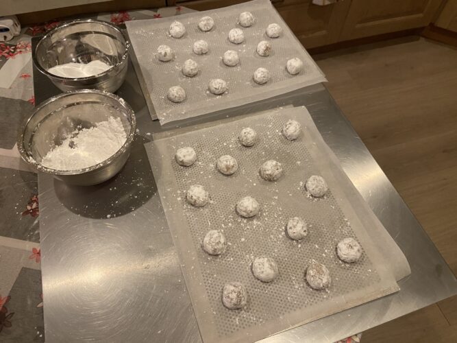 biscotti crinkle cookie caffe