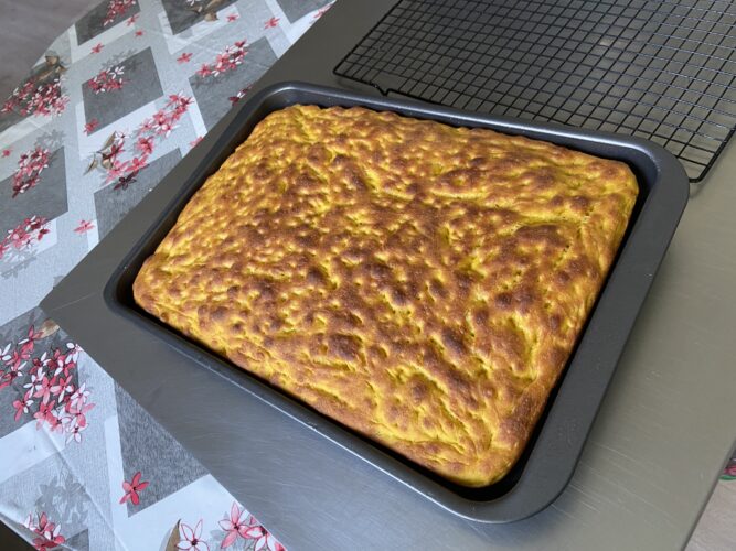 focaccia alla zucca 80 idratazione