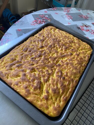 focaccia alla zucca 80 idratazione
