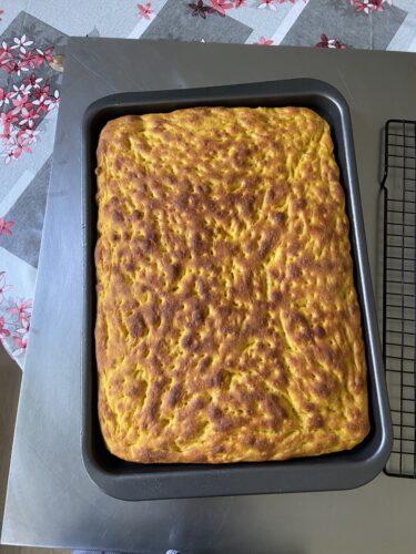 focaccia alla zucca 80 idratazione