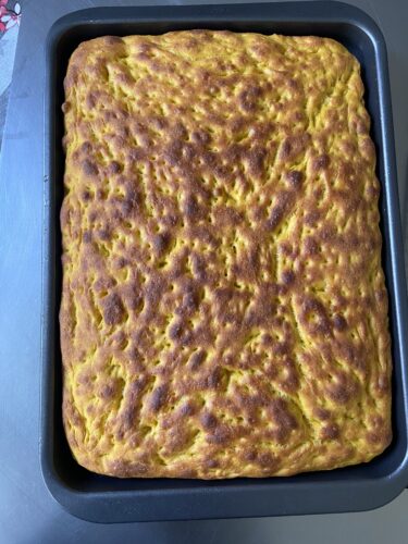 focaccia alla zucca 80 idratazione