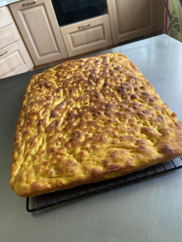 focaccia alla zucca 80 idratazione