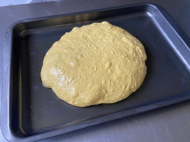 focaccia zucca 80 idratazione