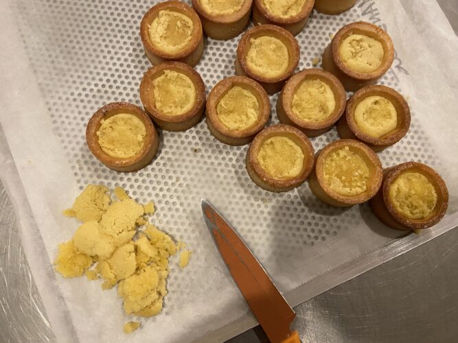 mignon tart alla mandorla