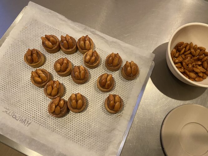 mignon tart alla mandorla