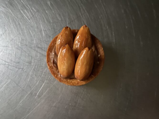 mignon tart alla mandorla