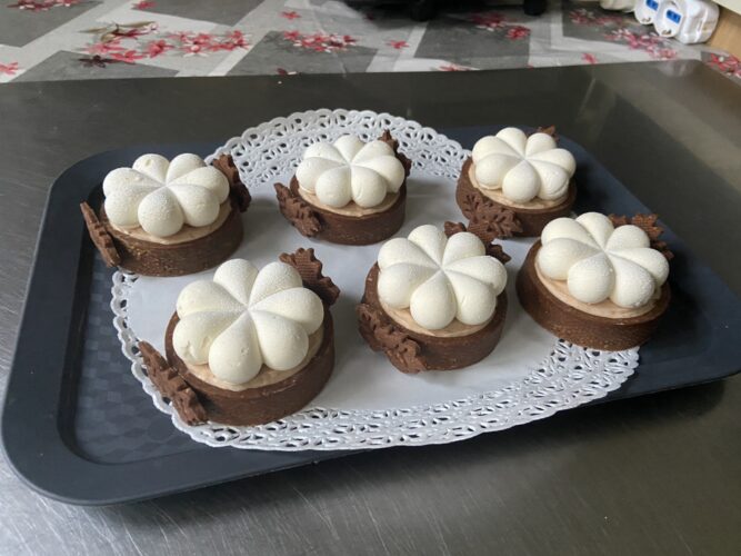 mini tart castagne vaniglia