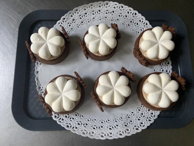 mini tart castagne vaniglia