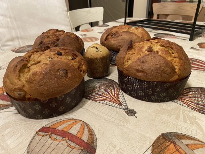 panettone castagne cioccolato