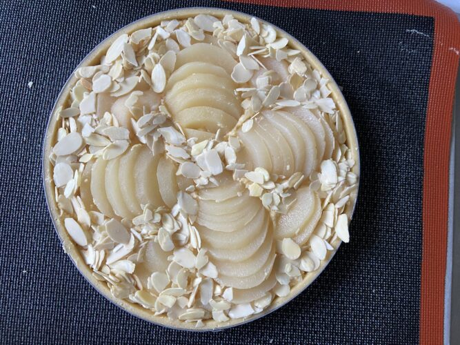 tart bordolese pere e mandorle