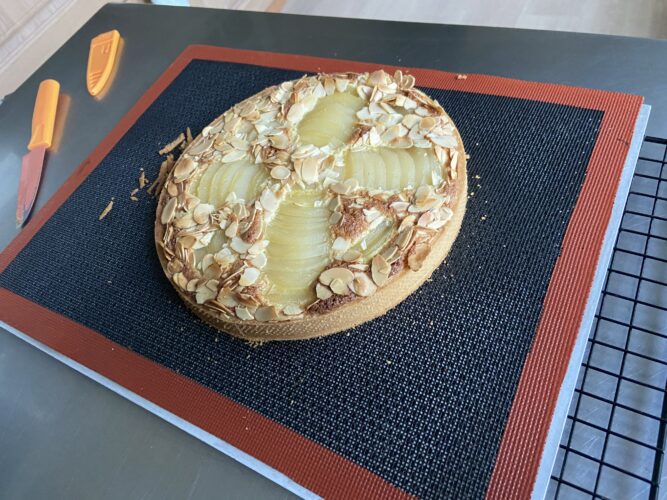tart bordolese pere e mandorle