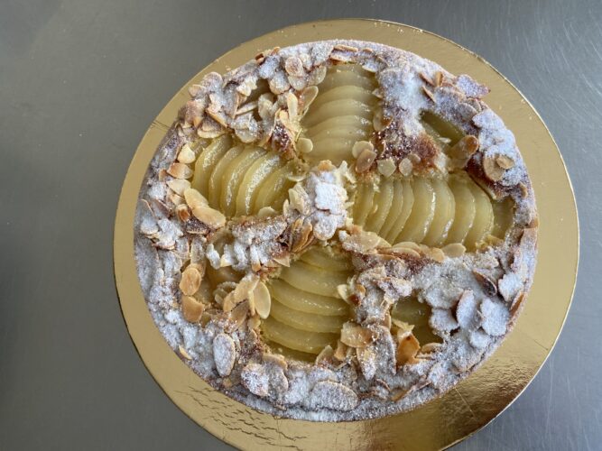 tart bordolese pere e mandorle