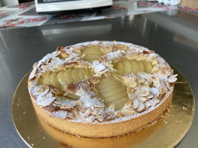 tart bordolese pere e mandorle