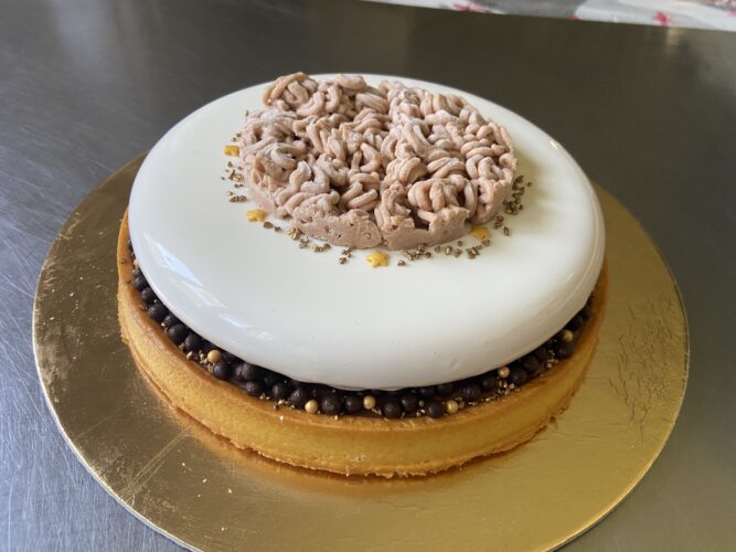 tart moderna castagne cioccolato