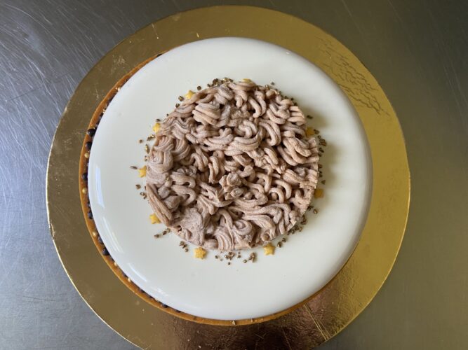 tart moderna castagne cioccolato