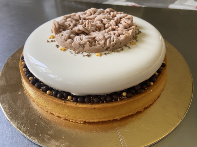tart moderna castagne cioccolato