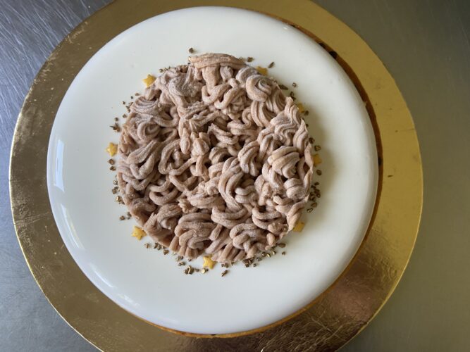 tart moderna castagne cioccolato