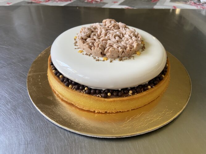 tart moderna castagne cioccolato