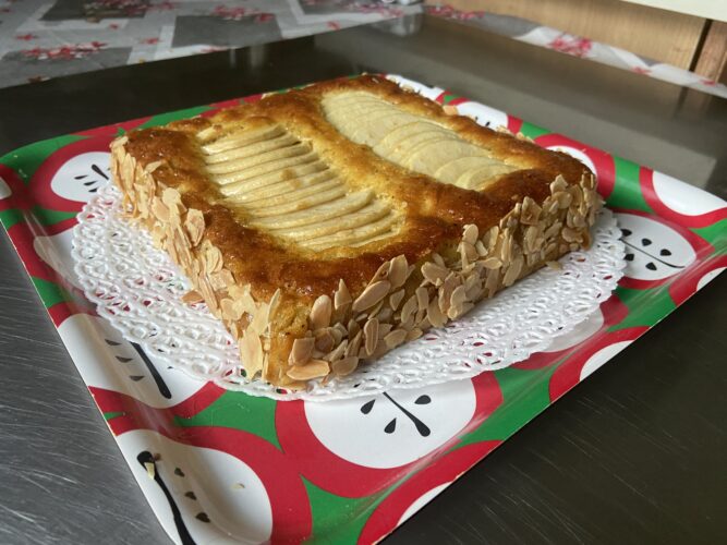 torta quadro mele fava tonka