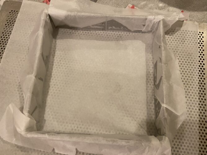 torta quadro mele tonka