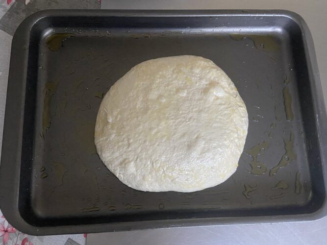 focaccia alle due semole 80% idro