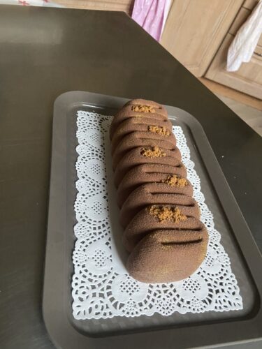 buche speculoos vaniglia torta moderna